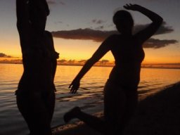 Visite de la petite cousine !